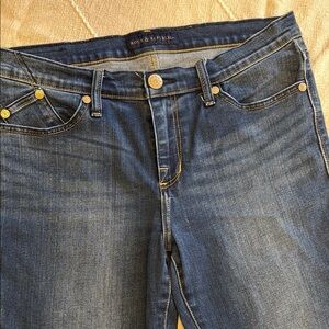 Rock & Republic Blue Skinny Jeans with Classic Fading
